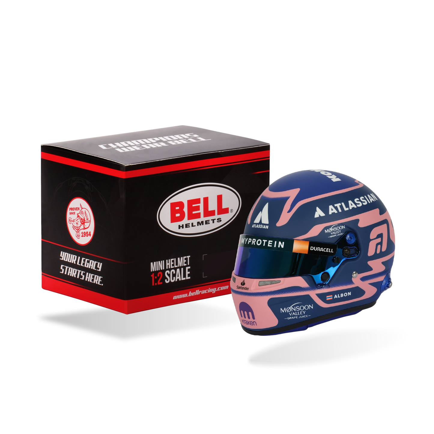 Alex Albon Bell mini helmet