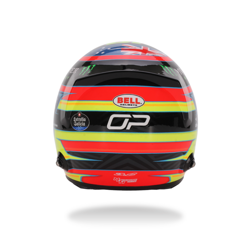 Oscar Piastri Bell mini helmet