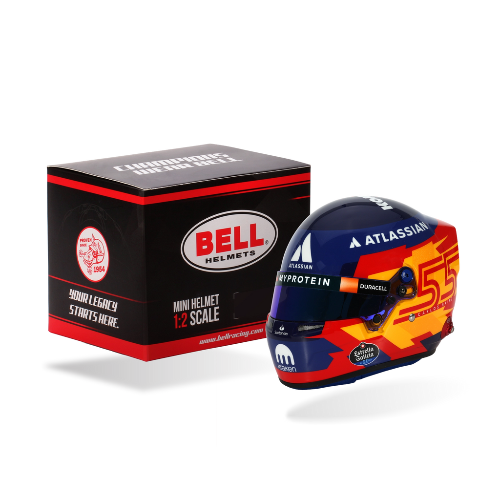 Carlos Sainz Bell mini helmet