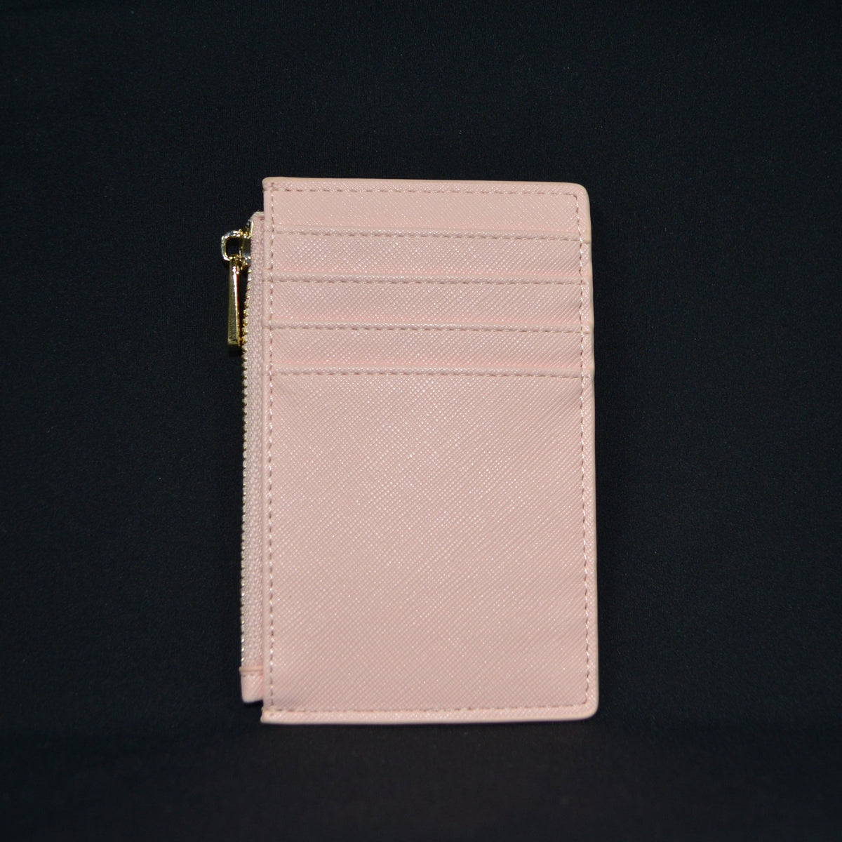Slim Card Wallet with Zipper
