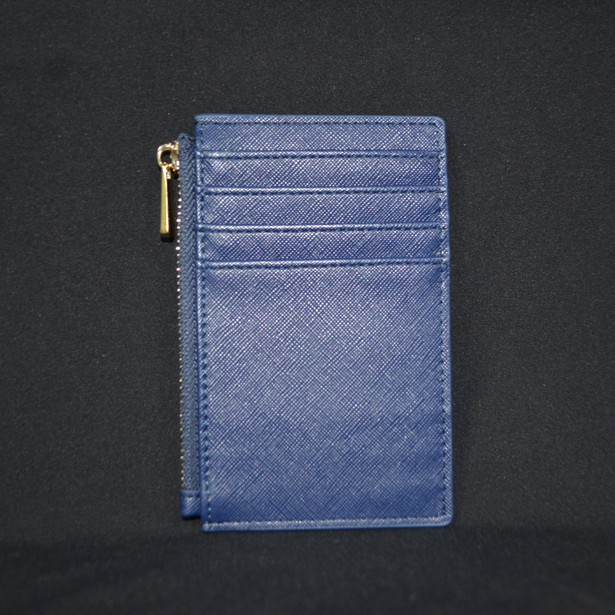 Slim Card Wallet with Zipper