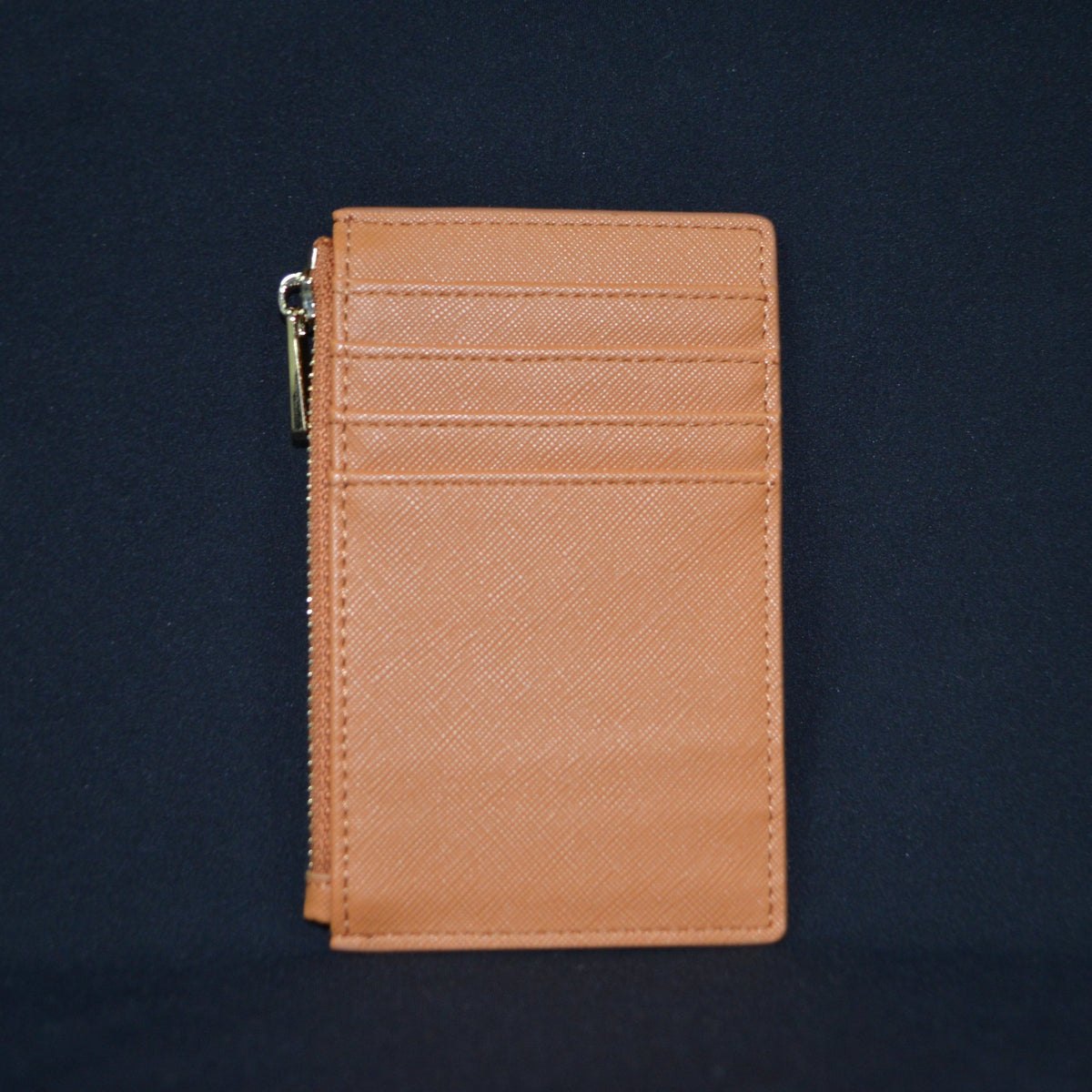 Slim Card Wallet with Zipper