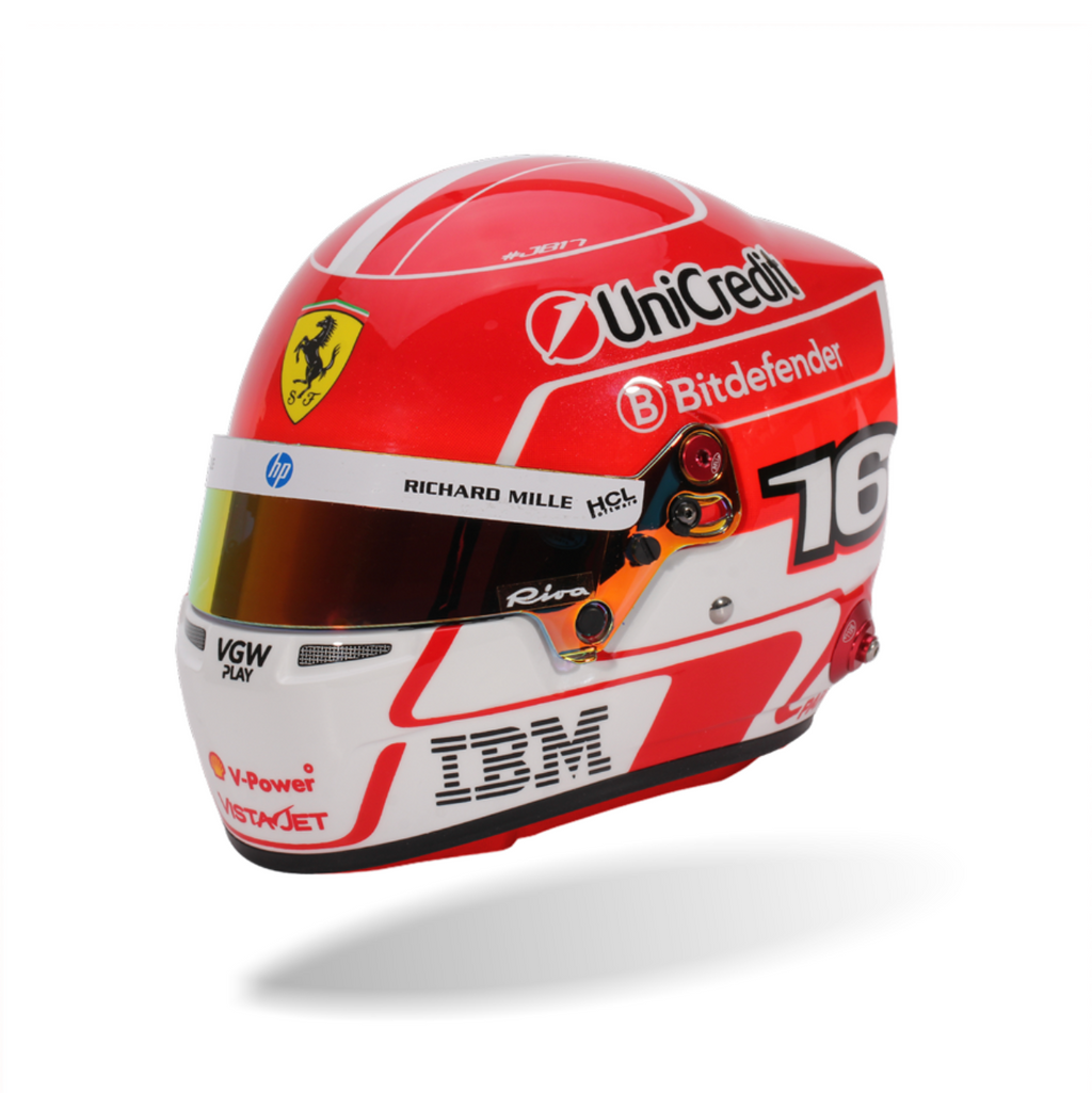 Charles Leclerc Bell mini helmet