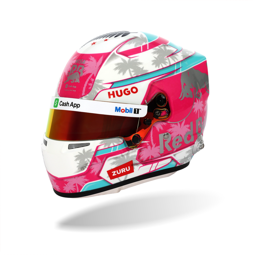 Liam Lawson Bell mini helmet