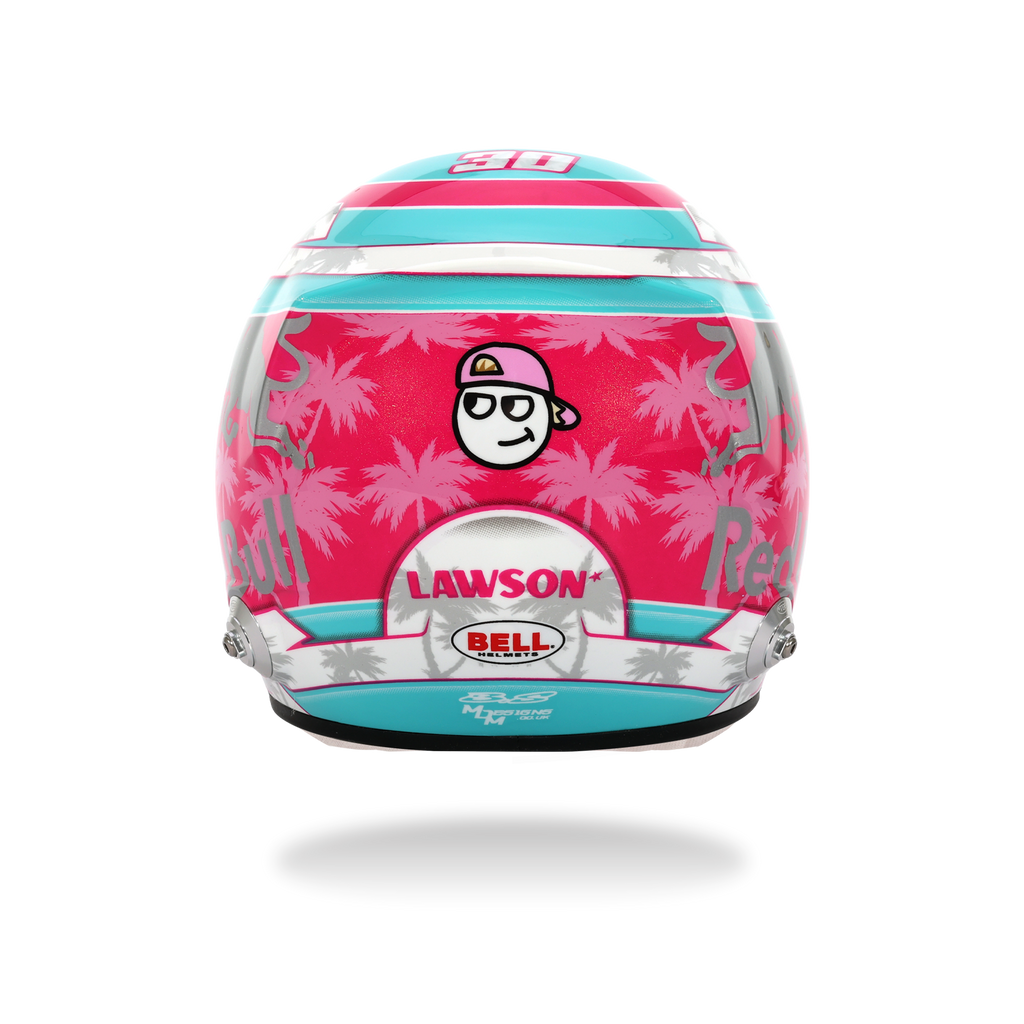 Liam Lawson Bell mini helmet