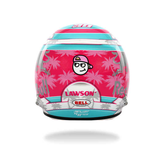 Liam Lawson Bell mini helmet