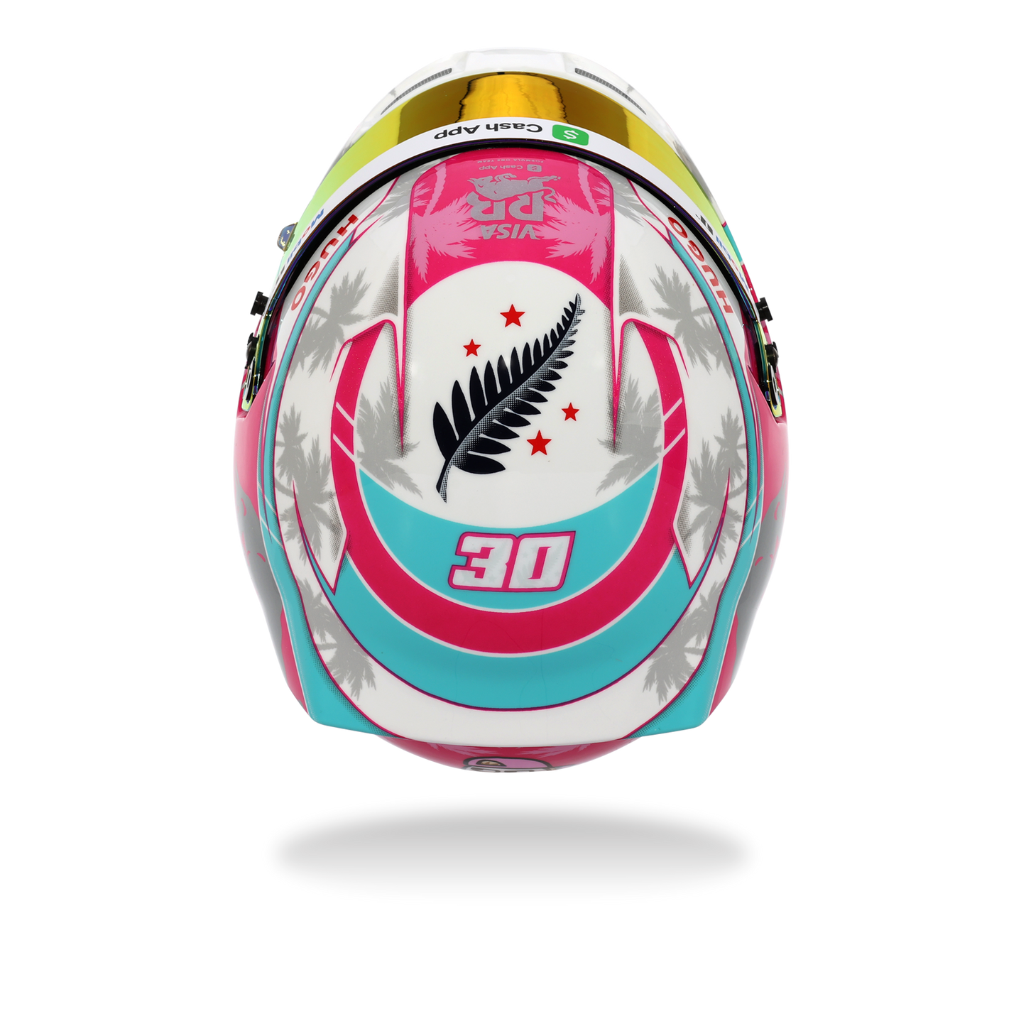 Liam Lawson Bell mini helmet
