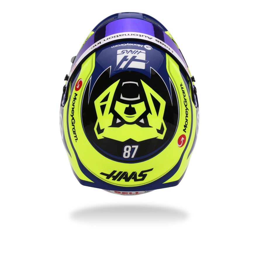 Oliver Bearman Bell mini helmet