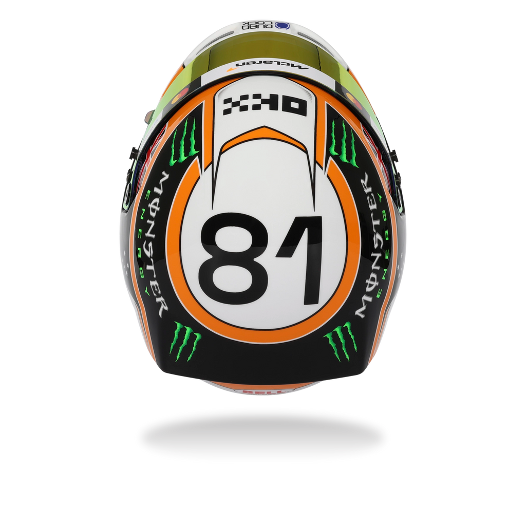 Oscar Piastri Bell mini helmet
